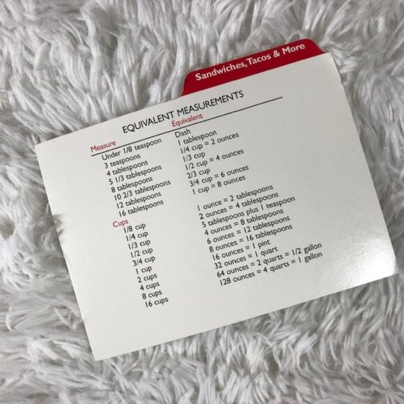 NWOT Vintage Campbell's Condensed Souper Recipe Tin + 24 Recipes + Divider Cards - Picture 13 of 14